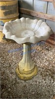 CONCRETE BIRD BATH