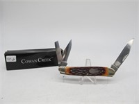 COWAN CREEK TRIPLE BLADE POCKET KNIFE W/BOX