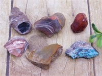 MIXED LOT ROCK STONE LAPIDARY SPECIMEN