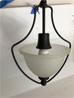 Espresso Bronze Pendant Light 18" H x 9"W