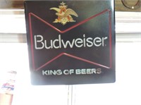 Budweiser King of Beers Lighted Sign