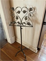 Bronze Metal Leafy Vines Sheet Music Stand,