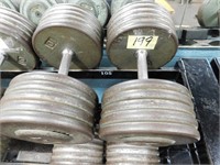 105 lb. Ivanko Dumbbell Set