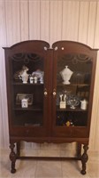 Antique China Cabinet CONTENTS NOT INCLUDED