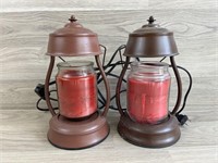 (2) Candle Warmers