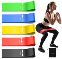 5 Set of Stretch Bands for Exercise Workout