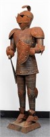 Diminutive Medieval Style Metal Suit of Armor