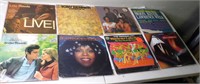 8 Assorted Vinyl LP's As Is