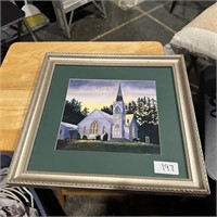 CHAPEL PAINTING IN FRAME