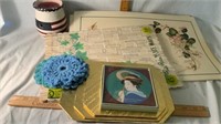 Placemats, Trivets, Coasters, Candle