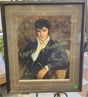 1978 HANDSIGNED ELVIS PRESLEY BY DOMINIC GIGLIO