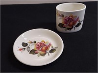 2pc Lefton Bone China English Rose England