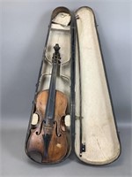 Violin and Case.