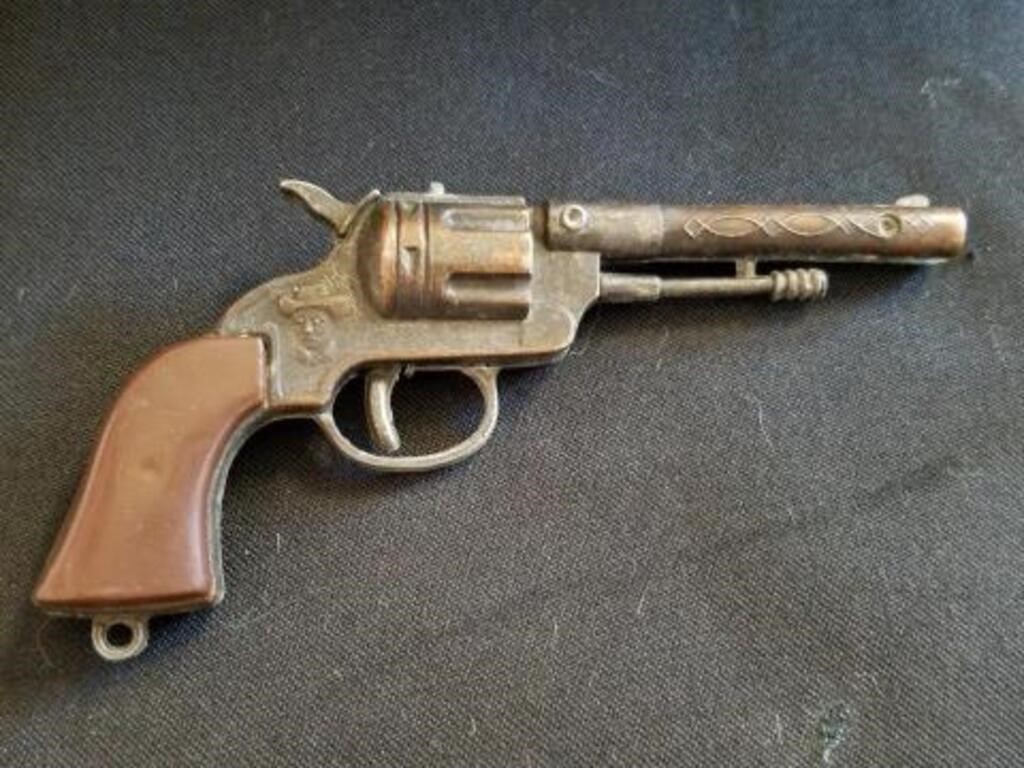 Vintage Miniature Cap Gun, 4.5" x 2.25"