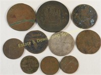 18th-19th Century Norway Sweden Italy Saxony Coins