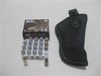 Twenty Rounds 9mm  Luger Ammo W/Holster