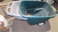 plastic deep basket wheelbarrow