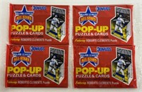 (4) BASEBALL POP-UP PACKETS