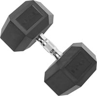CAP Barbell Coated Dumbbell Weight  Single  60 Pou