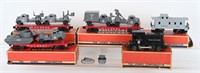 LIONEL 41 ARMY SWITCHER ENGINE & 4 CARS w/ BOXES