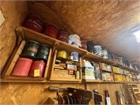 Large Assortment of Stains, Paints and Mineral