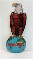 CASE EAGLE TIN SIGN