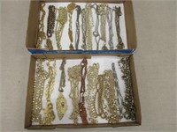 LOT OF 21  VINTAGE COSTUME NECKLACES