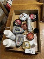 Shoe Shine Items + Assorted Oils/Lubes
