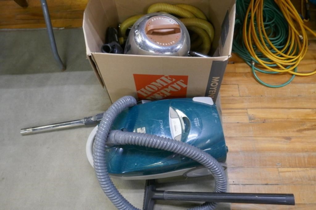 Pair Vacuum Cleaners With Attachments