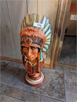 Large Native American Figurine