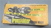 Ironsighter scope mount with box.