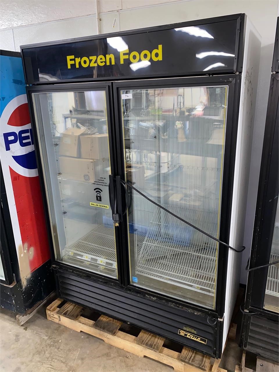 True GDM-49F 2 Glass Door Freezer
