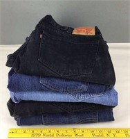 5 pr. Levi’s 505 Jeans Size W38 L34
