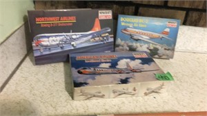 Vintage airplane models