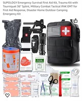 SUPOLOGY Emergency Survival First Aid Kit