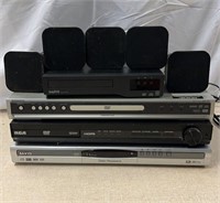 DVD Players: Sanyo, RCA, Magnabox & Speakers