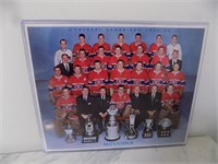 1959 - 1960 Montreal Canadiens Team Molson 8x10