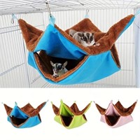 Blue-13.75"x13.75" Double-Layered Pet Hammock