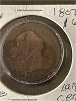 1807 / 06 LARGE CENT ERROR COIN