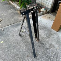 1 pair steel sawhorses. See pictures.