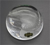 S: LEAD CRYSTAL EAGLE PAPERWEIGHT