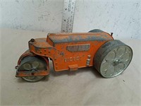 Vintage Hubley kiddie toy diesel tractor with