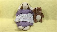 Precious 20" rabbit appears to be handmade no