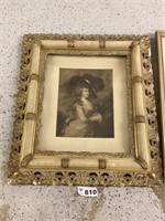 VINTAGE PHOTO OF LADY AND FRAME