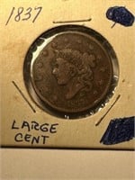 1837 Liberty Head Large Cent