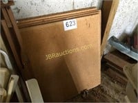 (5) PIECES OF PARTICLE BOARD