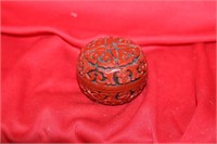 A Cinnabar Trinket Box