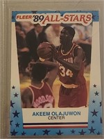 1989 Fleer Akeem Olajuwon AS Sticker #2