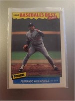 1986 Fleer Baseball Greats Fernando Valenzuela
