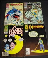 ThunderCats, Care Bears, Excalibur (4) Comic Lot